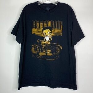 Brisco Betty Boop Black Tshirt Size XL